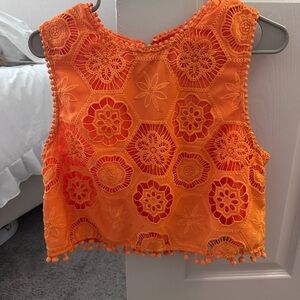 The Pants Store Crochet Tank & Maxi Skirt